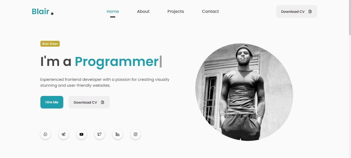 Second Portfolio Website
