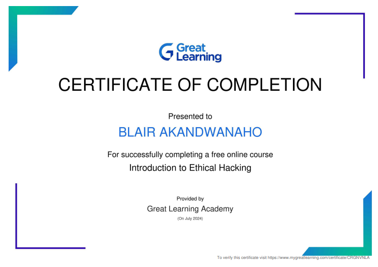 Great Learning certificate icon