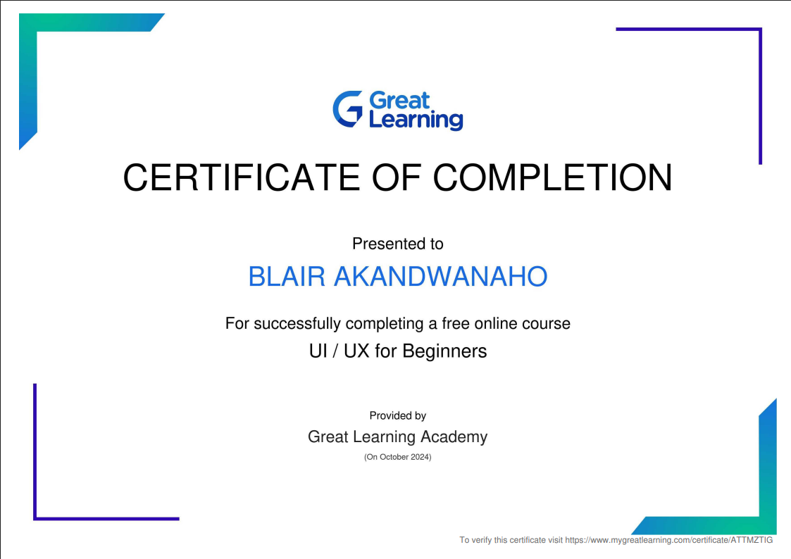 UI/UX certificate icon